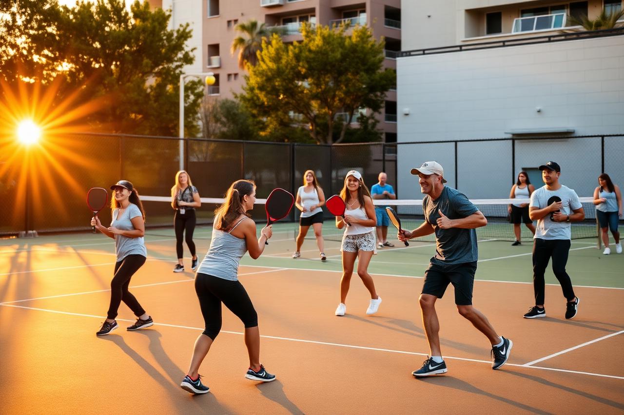 Sesión de Pickleball